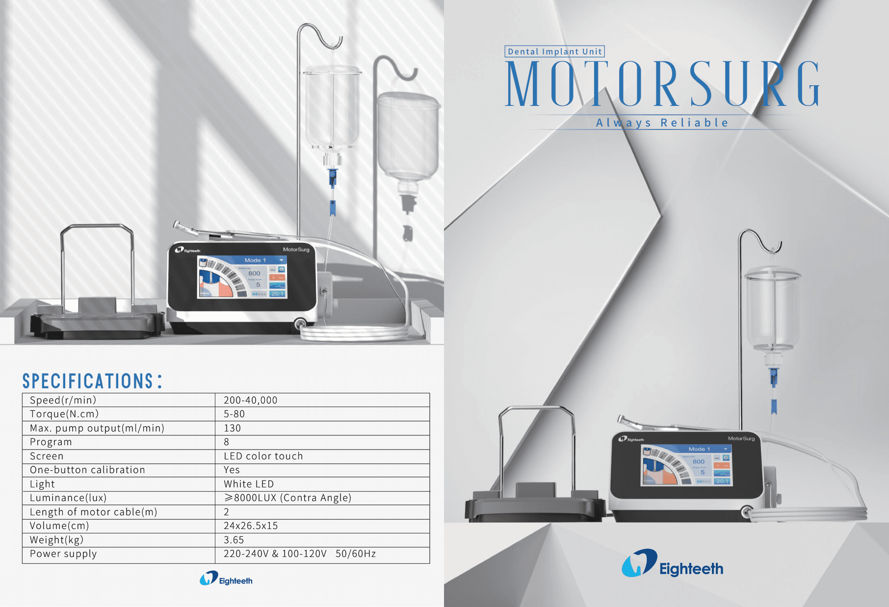MotorSurg ექიმის პრაქტიკაში - იმპლანტაციის ზუსტი კონტროლი ყველა ეტაპზე