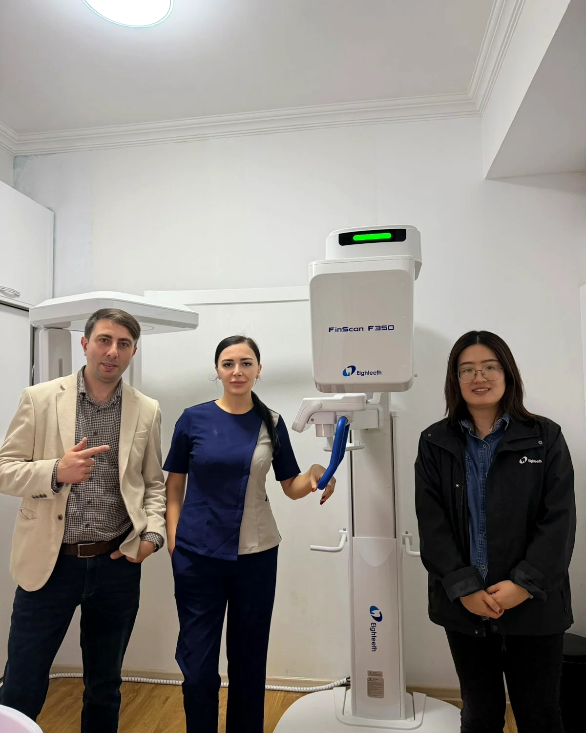 Katrina Zhou, Medical Line Georgia-ს გუნდი და FinScan F350 ტომოგრაფი