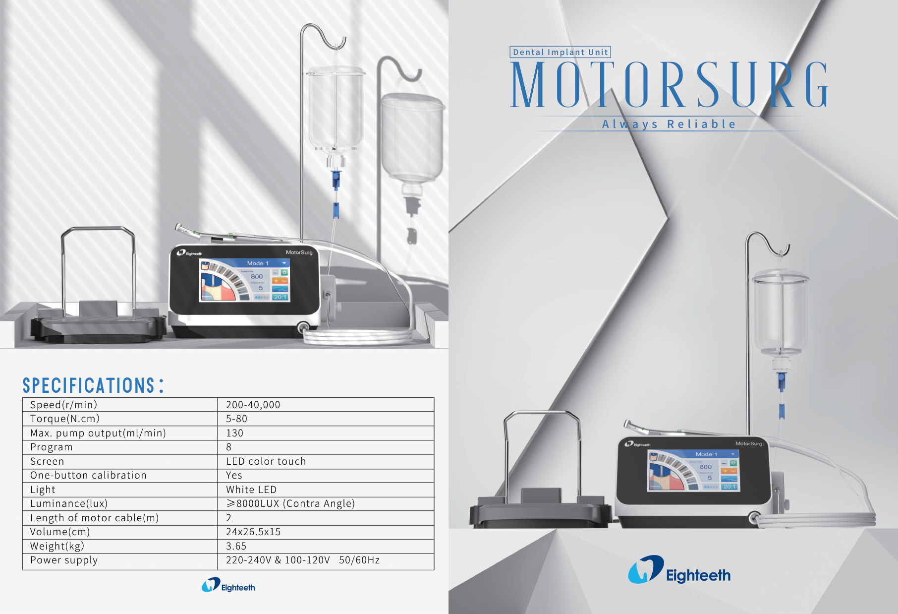 MotorSurg ექიმის პრაქტიკაში - იმპლანტაციის ზუსტი კონტროლი ყველა ეტაპზე