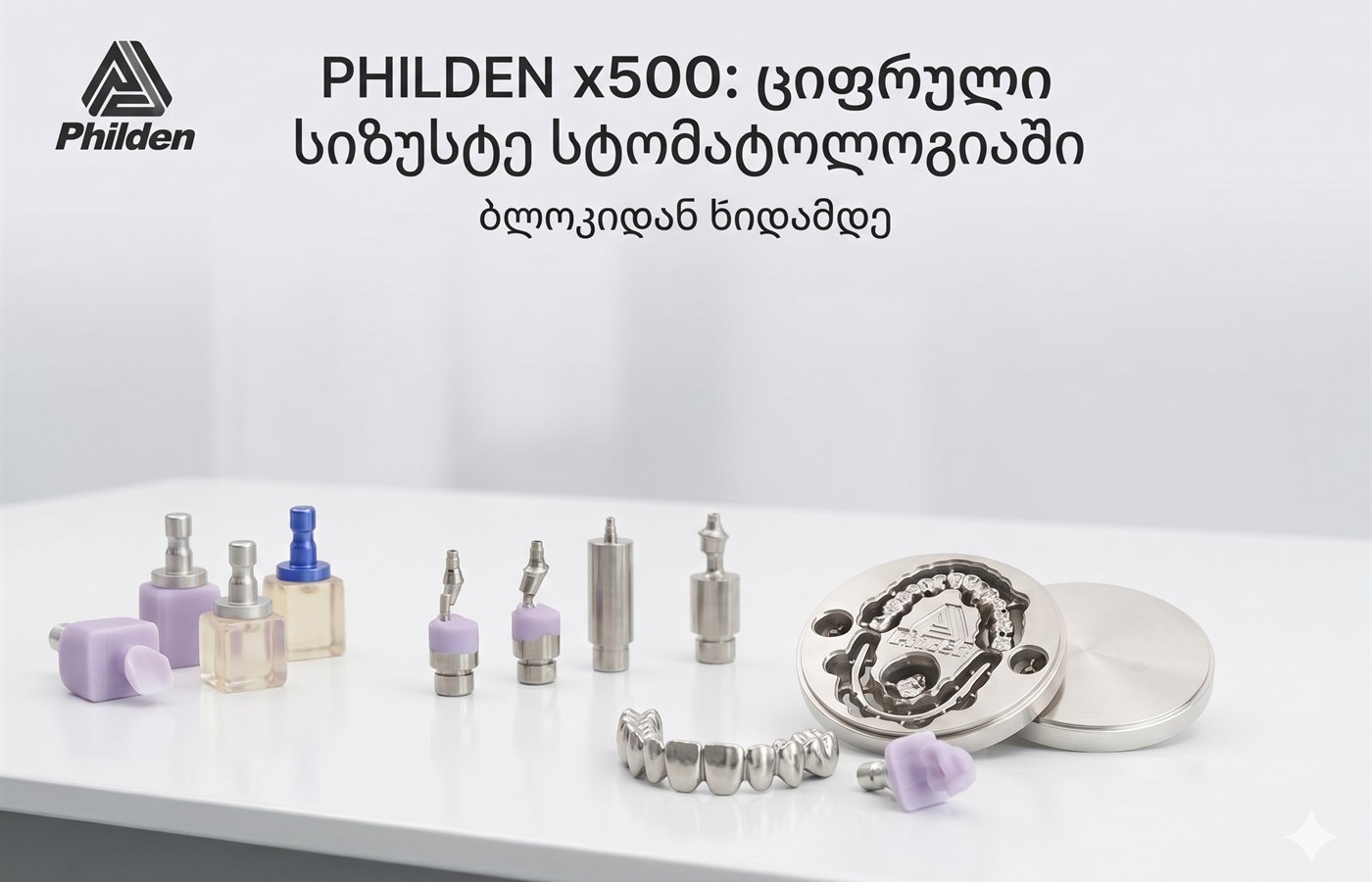 Philden X500 ციფრული სიზუსტე სტომატოლოგიაში