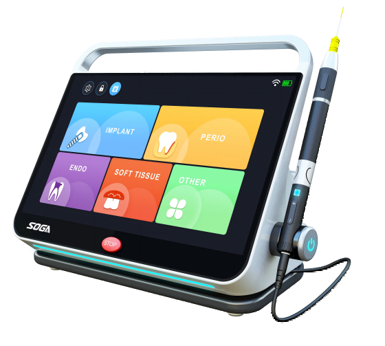 SOGA ლაზერის clinical mode interface